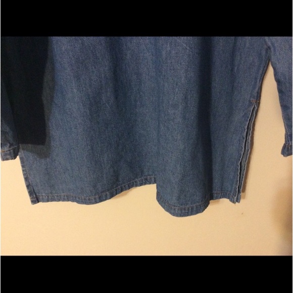 Bedford Fair Vintage Pullover Denim Shirt Size Medium - Picture 5 of 13